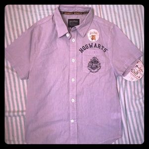 Harry Potter hogwarts collard shirt NWT